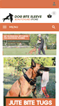Mobile Screenshot of bite-sleeve-schutzhund-arm-store.com